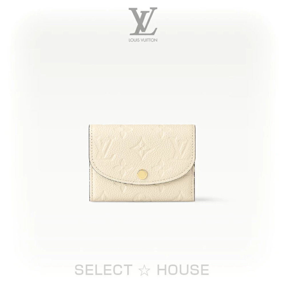 Louis Vuitton Coin Purse Rosalie Leather Gold